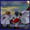The guy with the massive head is Huffer from behind.
