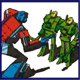Optimus Prime's head hurt, but Rack 'n' Ruin don't care.