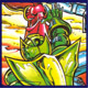 This image of Triton is not from his story, but from the inside cover of the annual he appeared in.