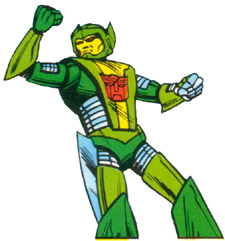 Triton, showing off his skill at fisticuffs. 