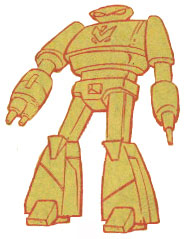 Crosscut in robot mode. His real colours are unknown.